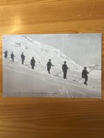 Ancienne carte postale vintage ski Mont-Blanc Hiver Gstaad 5
