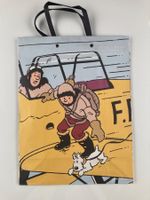 Tintin et Milou sac cabas en papier cadeau avion neuf