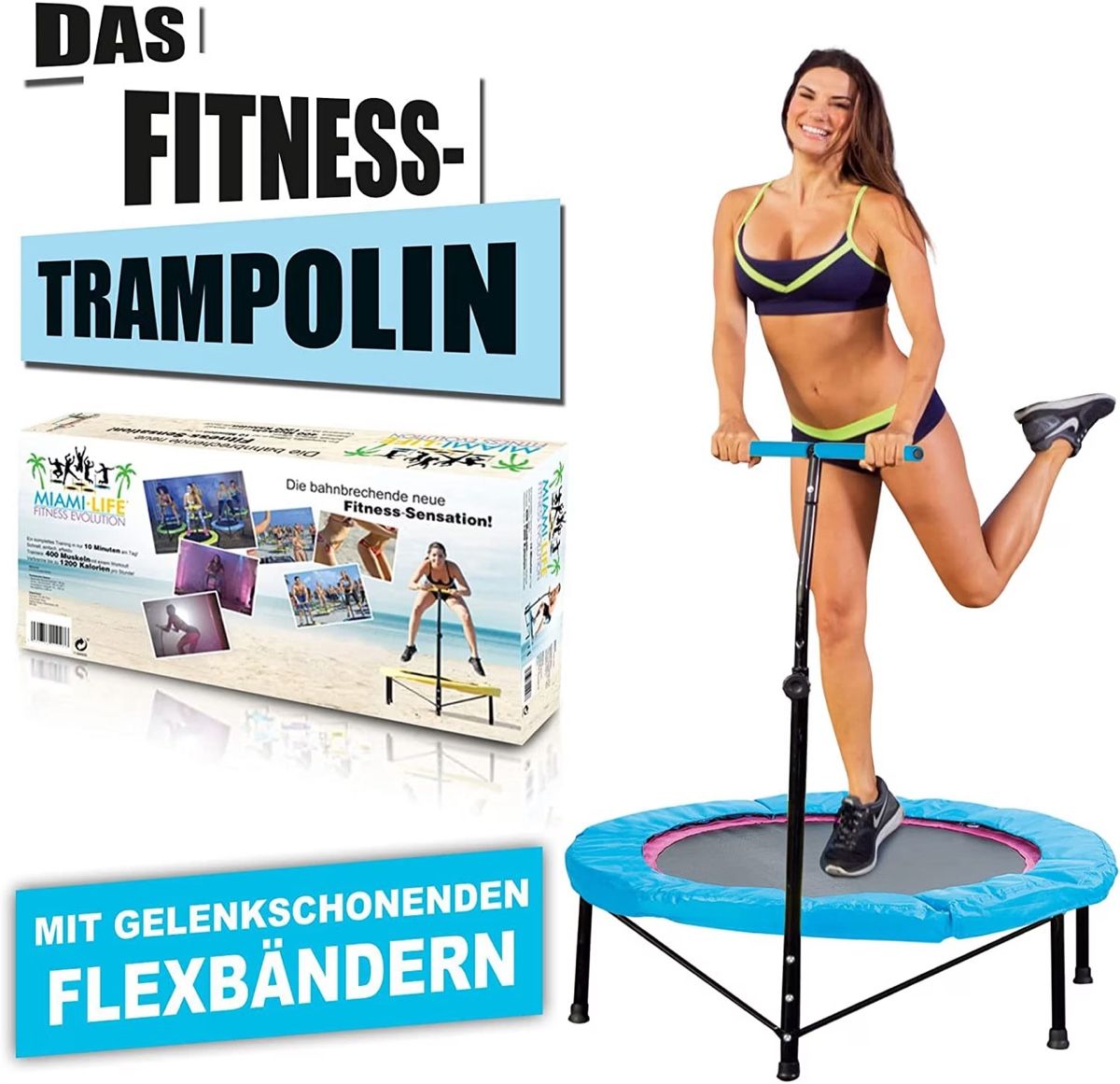 Trampolini: Miami Life Fitness Evolution Trampolin – Usato da Uetikon am See venduto da remo.negri 3