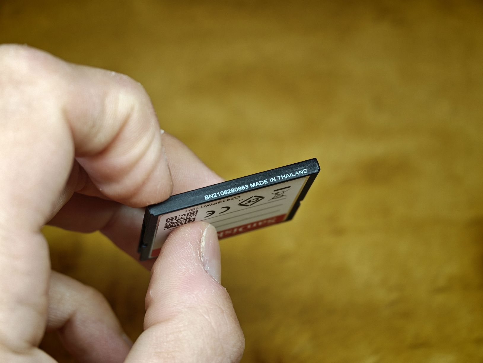 Sandisk Schede di memoria: CompactFlash Sandisk CF Express Pro 64GB 160MB/s UMDA 7 – Usato da Crans VD venduto da carlcorey 2