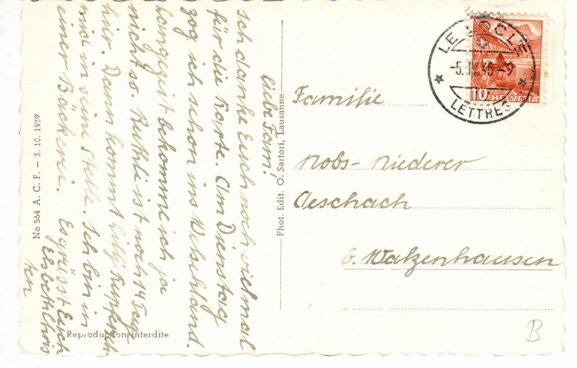 Cartoline postali: Les Brenets – Usato da Wolhusen venduto da Curver9 1