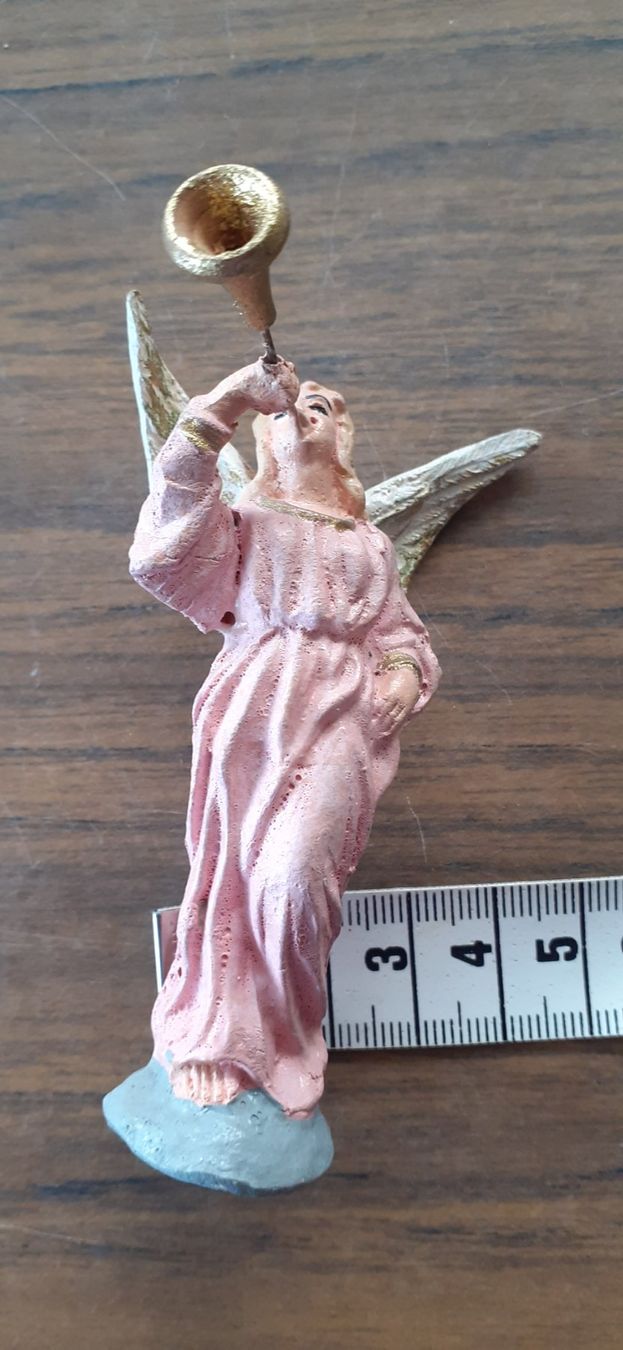Figurines: Antike Krippenfigur Engel mit Trompete – D'occasion à Mörschwil par wunderkiste44 7