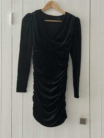 Samtkleid Amisu Grösse S - Schwarz - Neu (new year eve Kleid