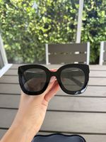 Gucci Sonnenbrille Schwarz mit GG-, Stern- & Bienen-Details