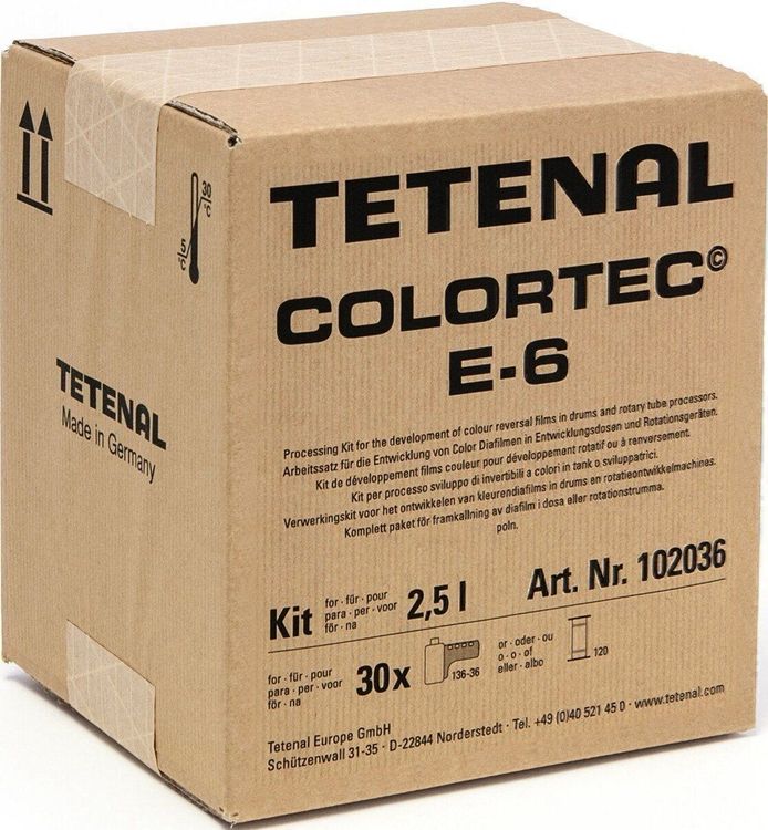 TETENAL Colortec E-6 3-Bad Kit r 2.5 L (Neu und originalverpackt) in ...