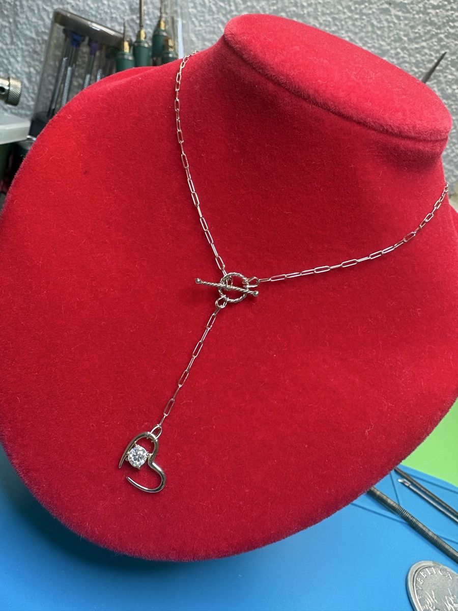 Ketten: Collier weiss gold – Neu (gemäss Beschreibung) aus Biel/Bienne von Manuelito25 2