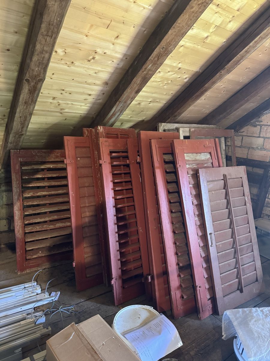 Persiane: Holz Fensterläden, rot, Vintage – Usato da Andelfingen venduto da werkstatt01