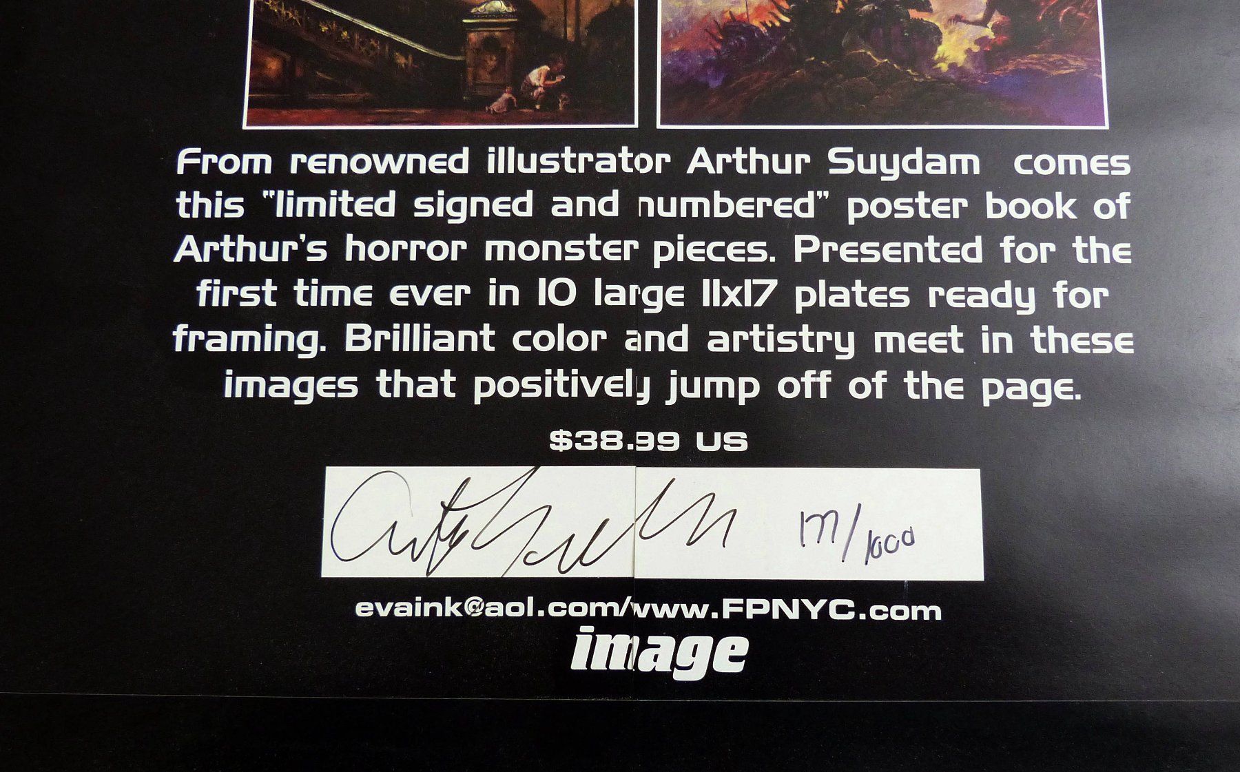 Poster & Bilder: ALIEN ENCOUNTERS SUYDAM POSTER PORTFOLIO LIMITED !! SIGNED – Neu (gemäss Beschreibung) aus Lugano von YouWantUS 2
