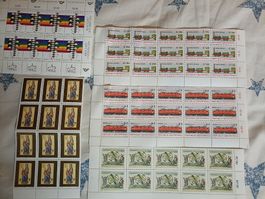 5 BRIEFMARKEN BOGEN ÖSTERREICH