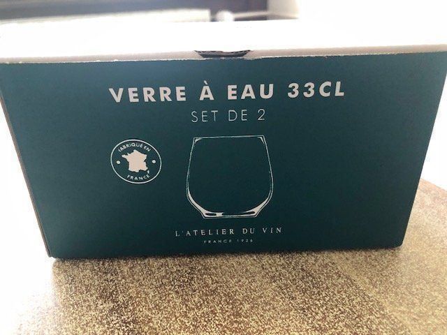 Bicchieri: ATELIER DU VIN VERRE A EAU 33 CL NEUF – Nuovo e nell'imballaggio originale da Bernex venduto da eunicefitz