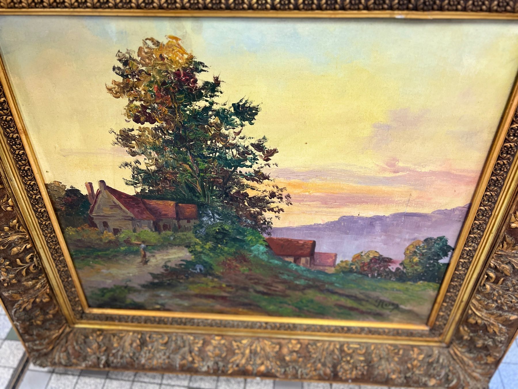 Gemälde: GRANDE HUILE SUR TOILE SIGNÉE – Gebraucht aus Genève von Qanil77 8