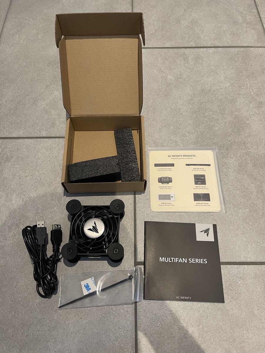 Ventilateurs: AC Infinity MULTIFAN S1, leiser 80mm USB Lüfter  – Neuf avec emballage d'origine à Hinwil par weu_yll6