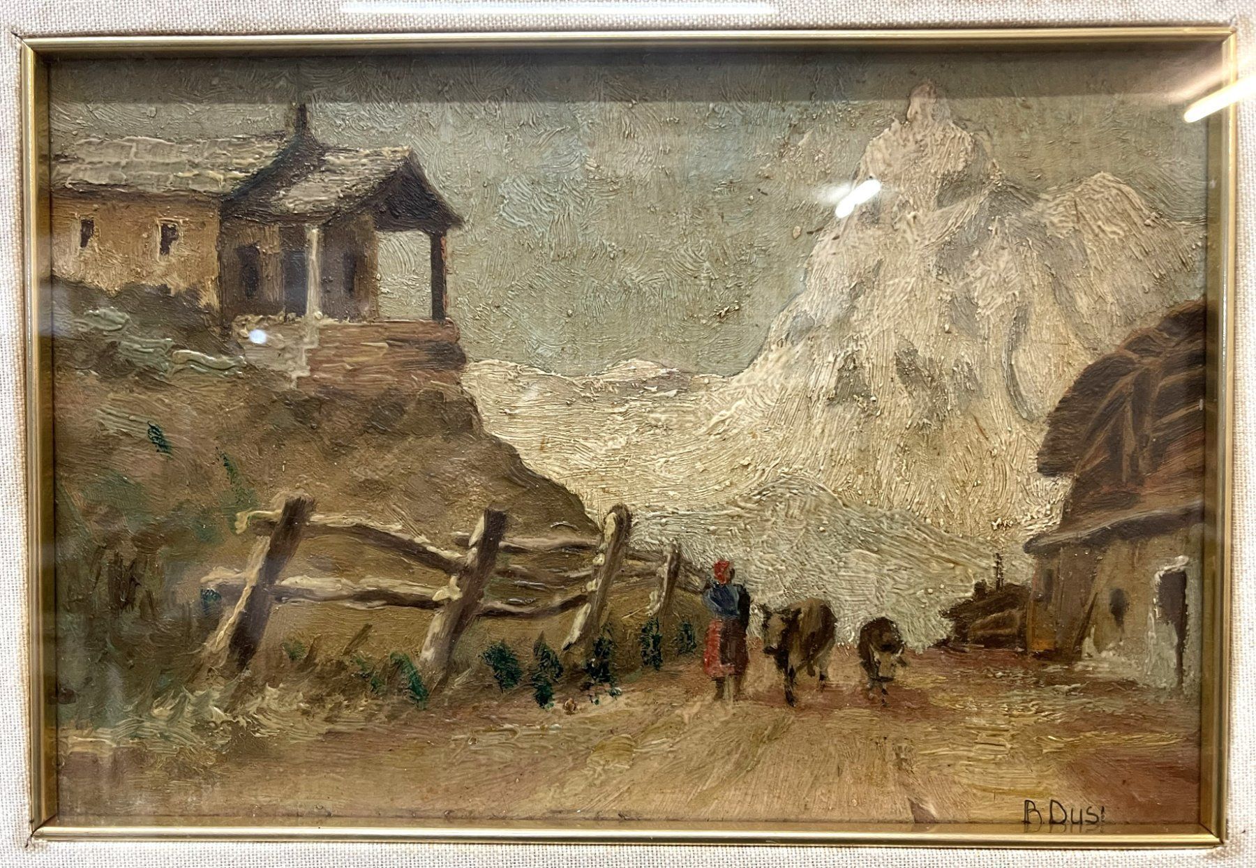 Dipinti: Gemälde von B. Dusi – Usato da Oftringen venduto da Vucki 3