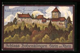 Steindruck-AK sign. Nohl: Stein am Rhein