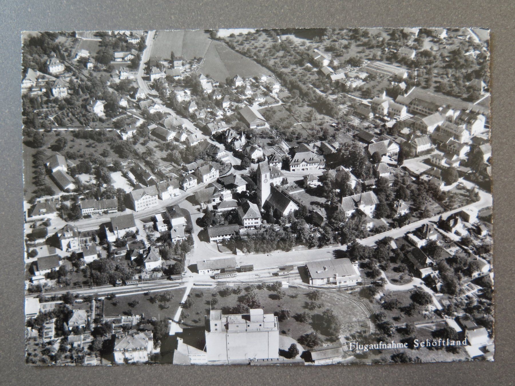 Cartoline postali: SCHÖFTLAND - FLUGAUFNAHME – Usato da Wittenbach venduto da lipasal