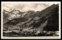 AK Elm, Panoramablick mit Hausstock