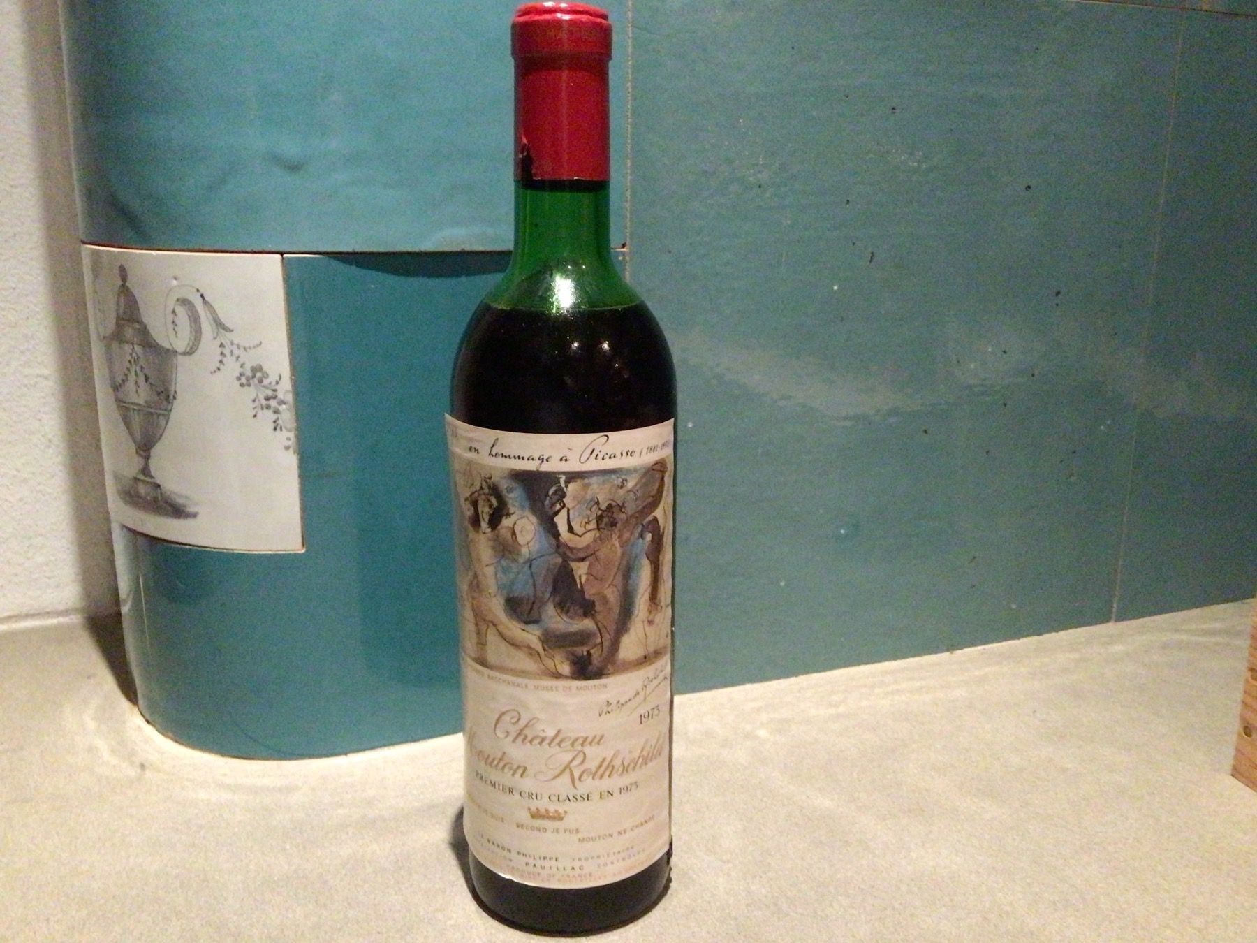 Mouton Rothschild Vino: 1Flasche Mouton Rothschild 1973 – Usato da Schleinikon venduto da Laegern99