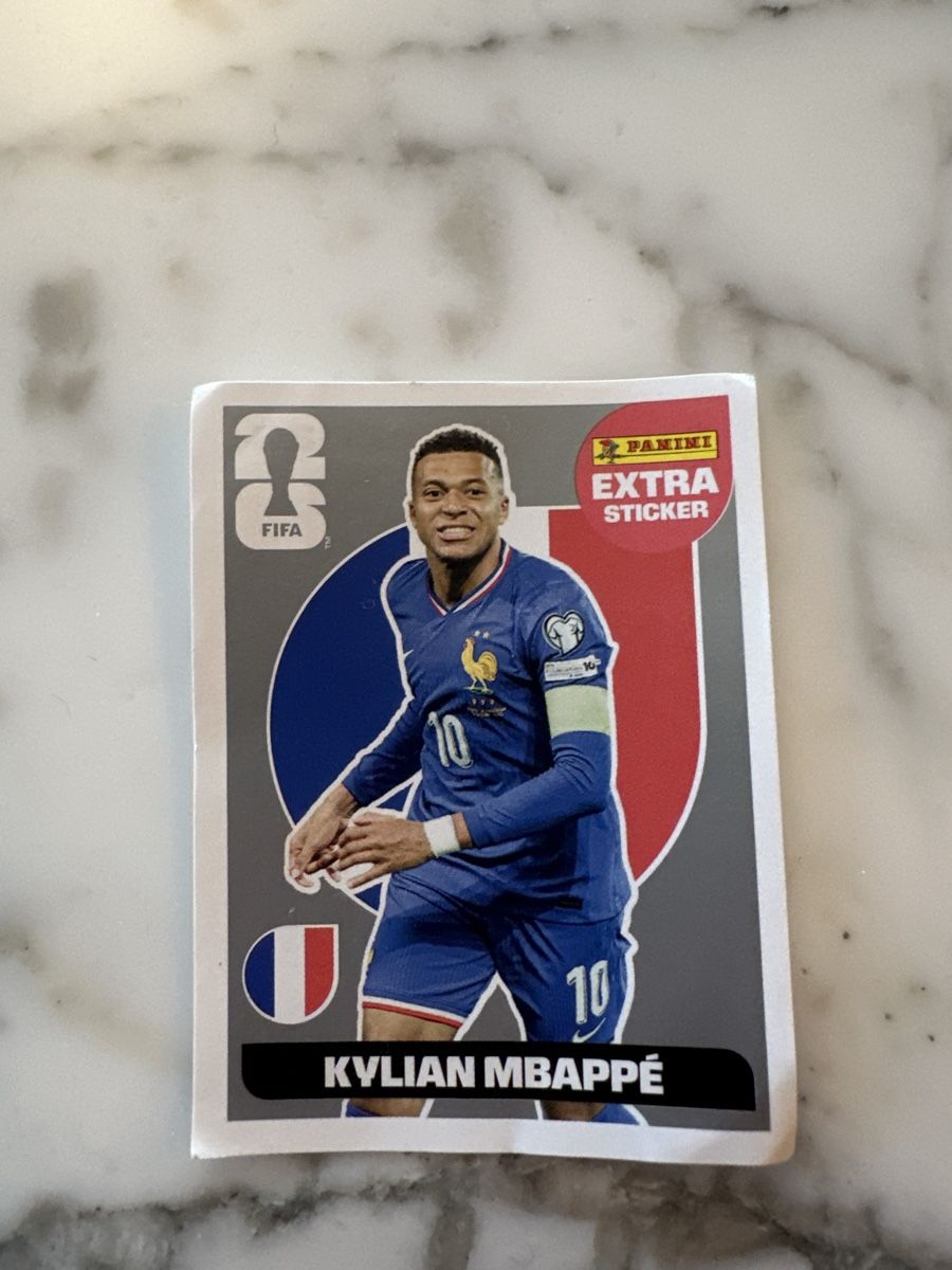 Panini Carte collezionabili: Extra Sticker MBAPPE wo 2026 Silber – Nuovo (secondo la descrizione) da Jona venduto da Tsei