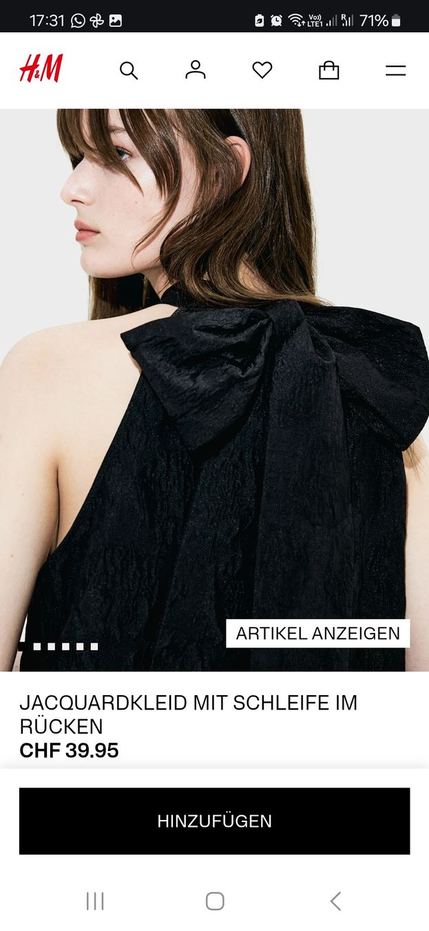 H&M Robes: H&M Kleid S – Neuf (Voir description) à Zug par opo_cy5d 3