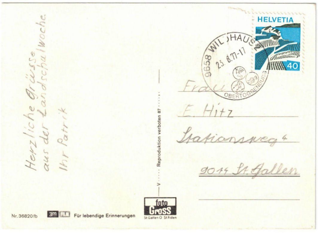 Cartoline postali: Wildhaus - 5 Bild AK – Usato da Binningen venduto da Mountainrider 1