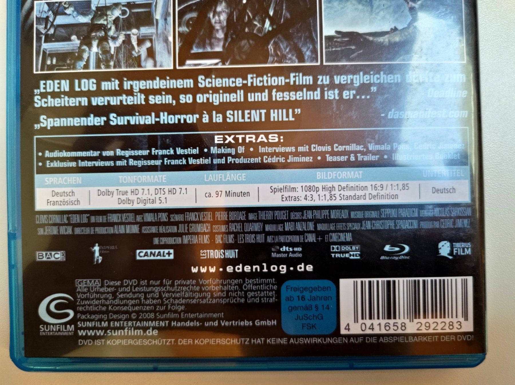 Alle DVDs: Eden Log – Gebraucht aus Liestal von Kratzilla 3