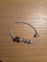 Original Pandora Silberarmband mit 5 Charms