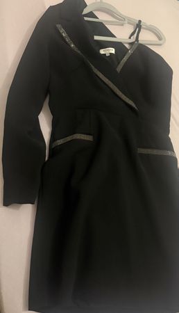 Robe Morgan noire détails strass taille 36 bon état