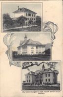Bellach SO 3 Bildkarte Gründungsferier Schulhaus , 1909