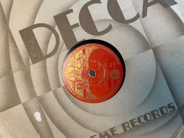 Antike Schallplatte von Decca, Zustand siehe Fotos