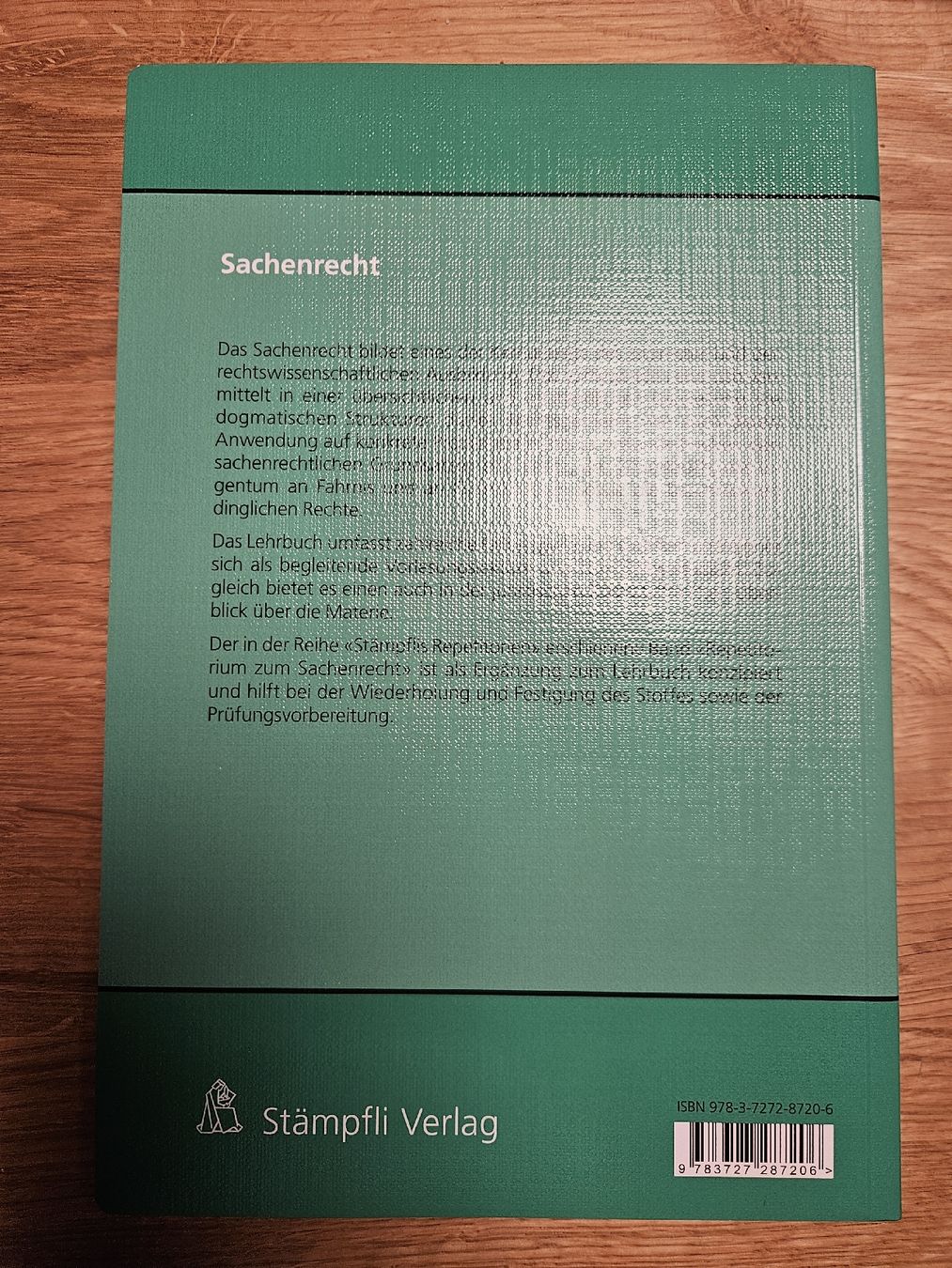 Livres: Sachenrecht, 6. Aufl. – Neuf (Voir description) à Windisch par silkpaw 1