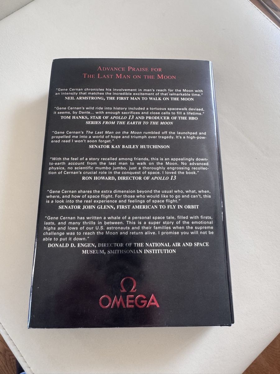 Omega Orologi: Omega Buch Last Man On The Moon  – Usato da Sursee venduto da Dersempacher 2