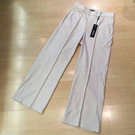 Cambio Damen Woll BW Jersey Hose Cameron 27 inch beige Gr 36