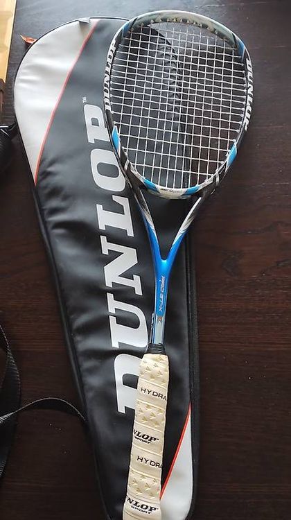 Raquette De Squash Dunlop Apex Force Carbone Avec Housse – Modèle D'occasion En Bon état