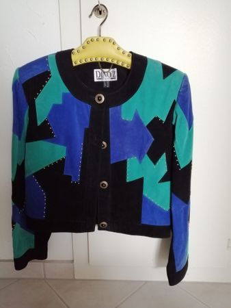 Dino Z Wildleder Jacke, Grösse 34/36 sehr guter Zustand!