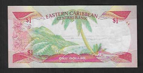 Banconote: Eastern  Caribbeab  1  Dollar  U  Ungebraucht  98% – Nuovo (secondo la descrizione) da Gordola venduto da coinsandnotes 1