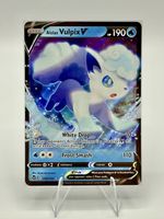Pokémon Alolan Vulpix V 033/195 Silver Tempest Alola Vulpis