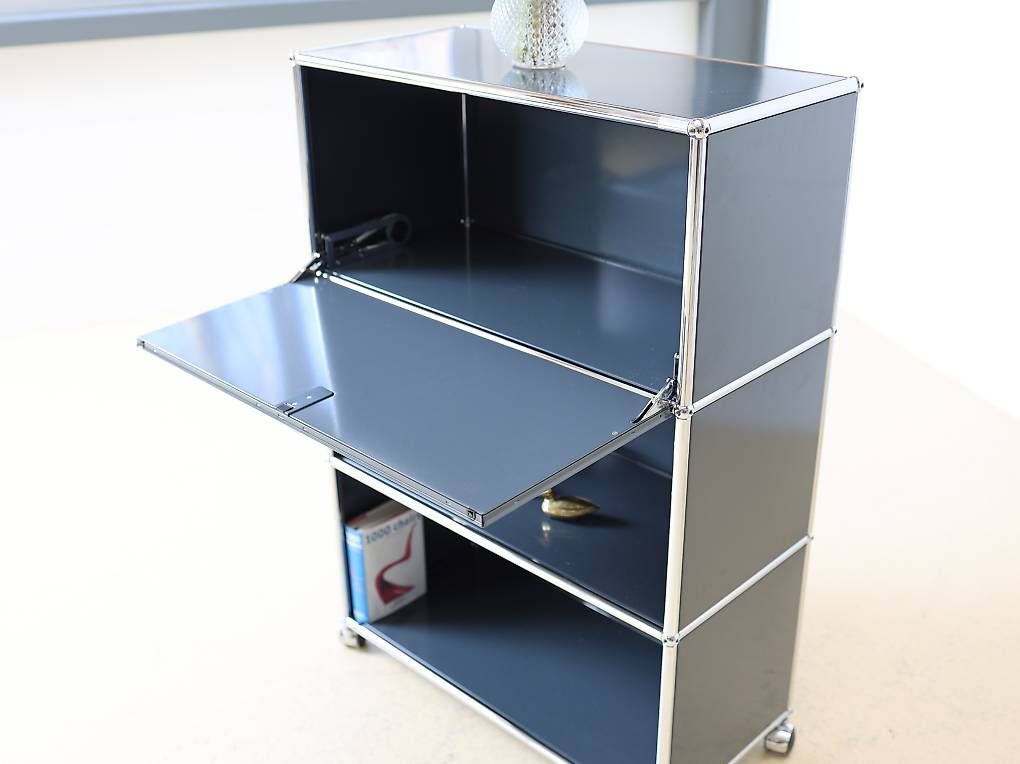 USM Scaffali: USM Haller Highboard in Anthrazitgrau 1x3 – Usato da Meinisberg venduto da atelier_TILIJA 4