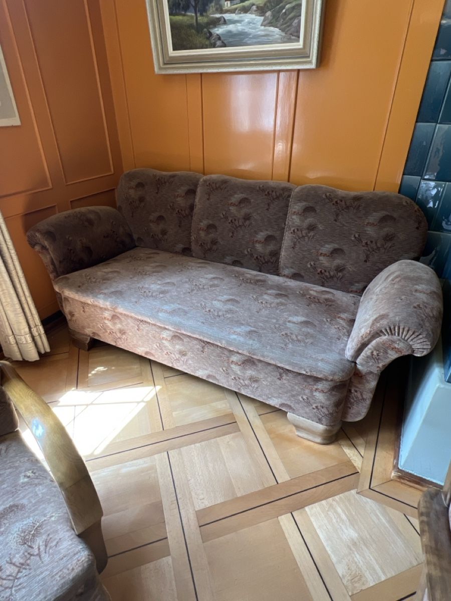 Sofas: Schönes Antik-Sofa mit 3 Sesseln – Gebraucht aus Glarus von R.B8750 2
