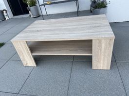 Couchtisch Holzoptik hell mit Fach guter Zustand