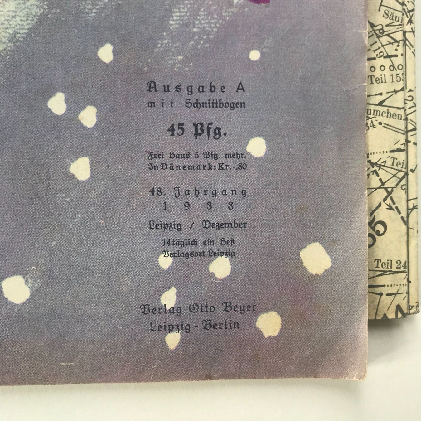 Cartamodelli: Deutsche Moden-Zeitung Beyer Leipzig Schnittmusterbogen 1938 – Usato da Brüttisellen venduto da Buxus 1