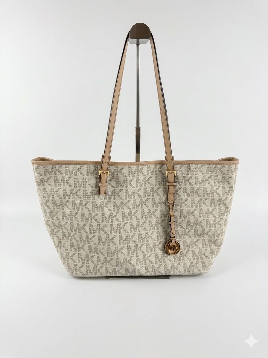 Michael Kors Borse da donna: Michael Kors Tote Bag Vanilla Cabas – Usato da Vionnaz venduto da b_f_d_r_g