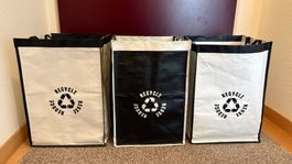 Polypropylene Recycling Waste Bag Set of 3