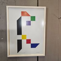 Heiteres Spiel mit Farben Kunst-Gemälde Bild von René 1987