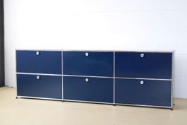 USM Sideboard in Stahlblau, Lieferung & Umbau möglich