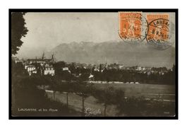 LAUSANNE - 1924 "Et Les Alpes"