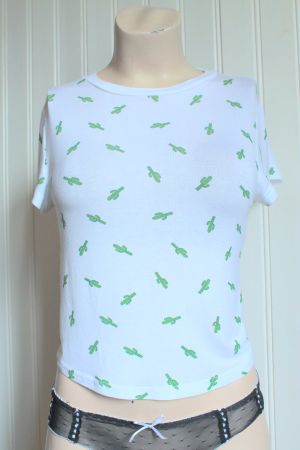 H&M * süsses Kaktus SHIRT / T-Shirt  36  S