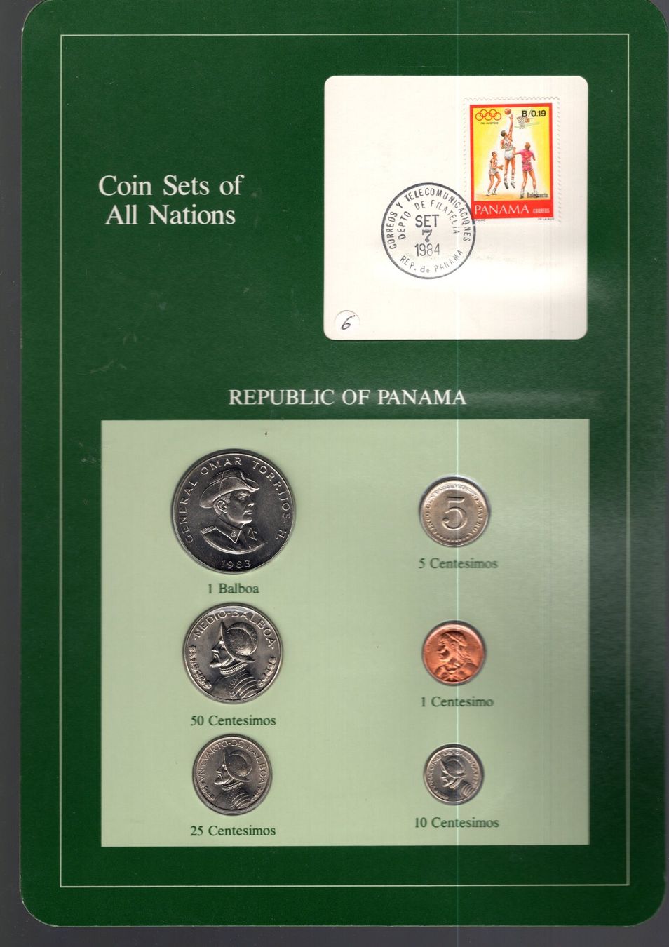 Alle Münzen: Panama coins set UNC – Neu (gemäss Beschreibung) aus Leibstadt von baroc333