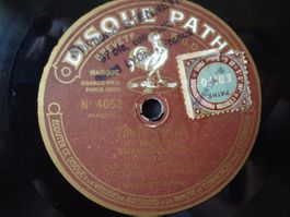 Disque 78 tours Pathé saphir 30cm de Mistinguett No 4052