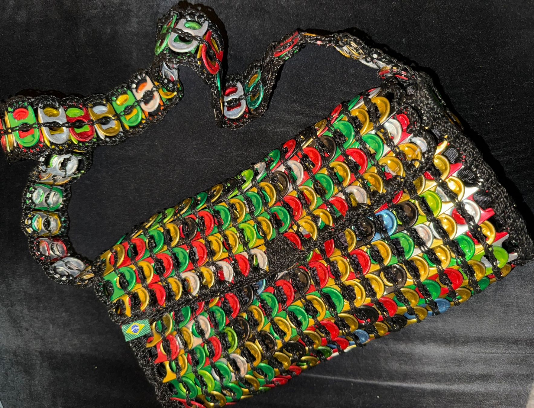 Borse da donna: Handmade Upgraded Upcycled Soda Drinks Can’s Pull Tabs Bag – Nuovo (secondo la descrizione) da Birsfelden venduto da Brut-Reserve 7