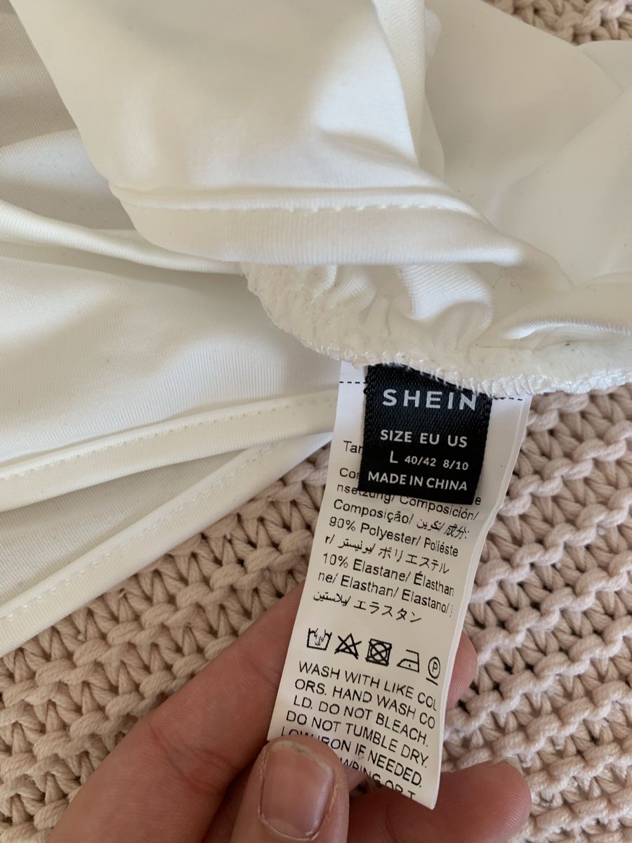 Shein Top: Top blanc stylé – Nuovo e nell'imballaggio originale da Montreux venduto da Izapeche811 5